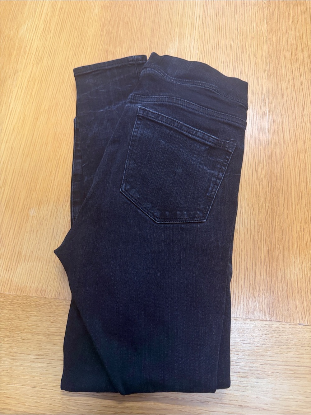 J. Crew Black Skinny's Denim Jeans Pull-Ups